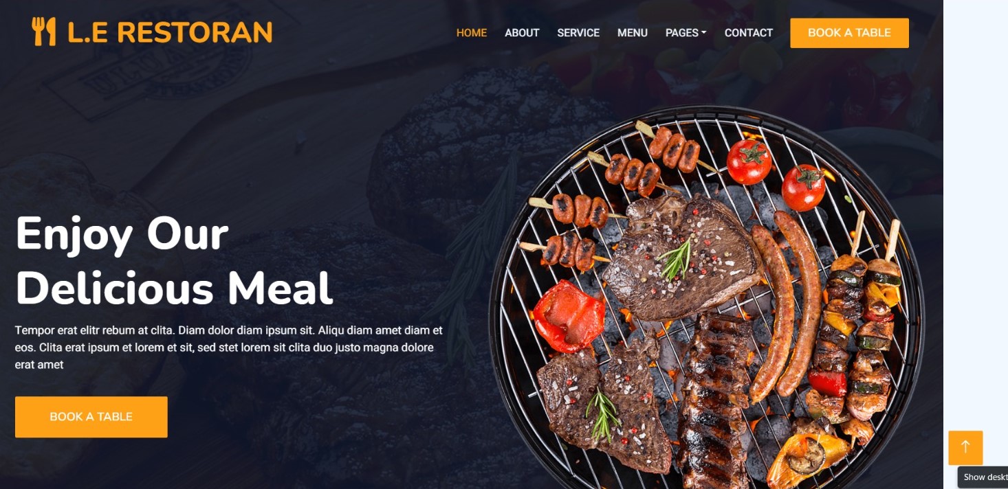 Restaurant Website